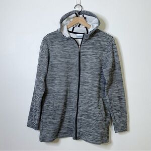 Columbia Black Gray Full Zip Hoodie Jacket